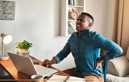 کمر درد هنگام کار